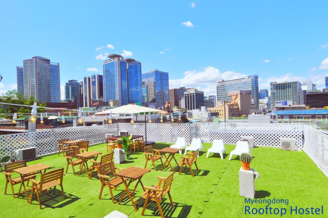Oyo Rooftop Hostel Seoul Eksteriør billede