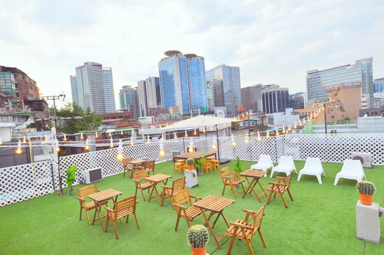 Oyo Rooftop Hostel Seoul Eksteriør billede