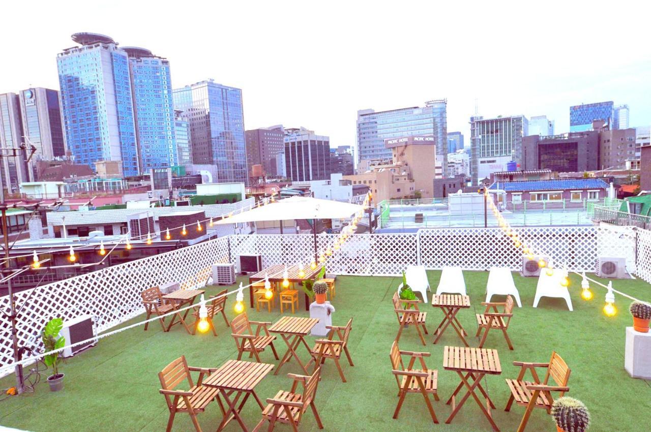 Oyo Rooftop Hostel Seoul Eksteriør billede