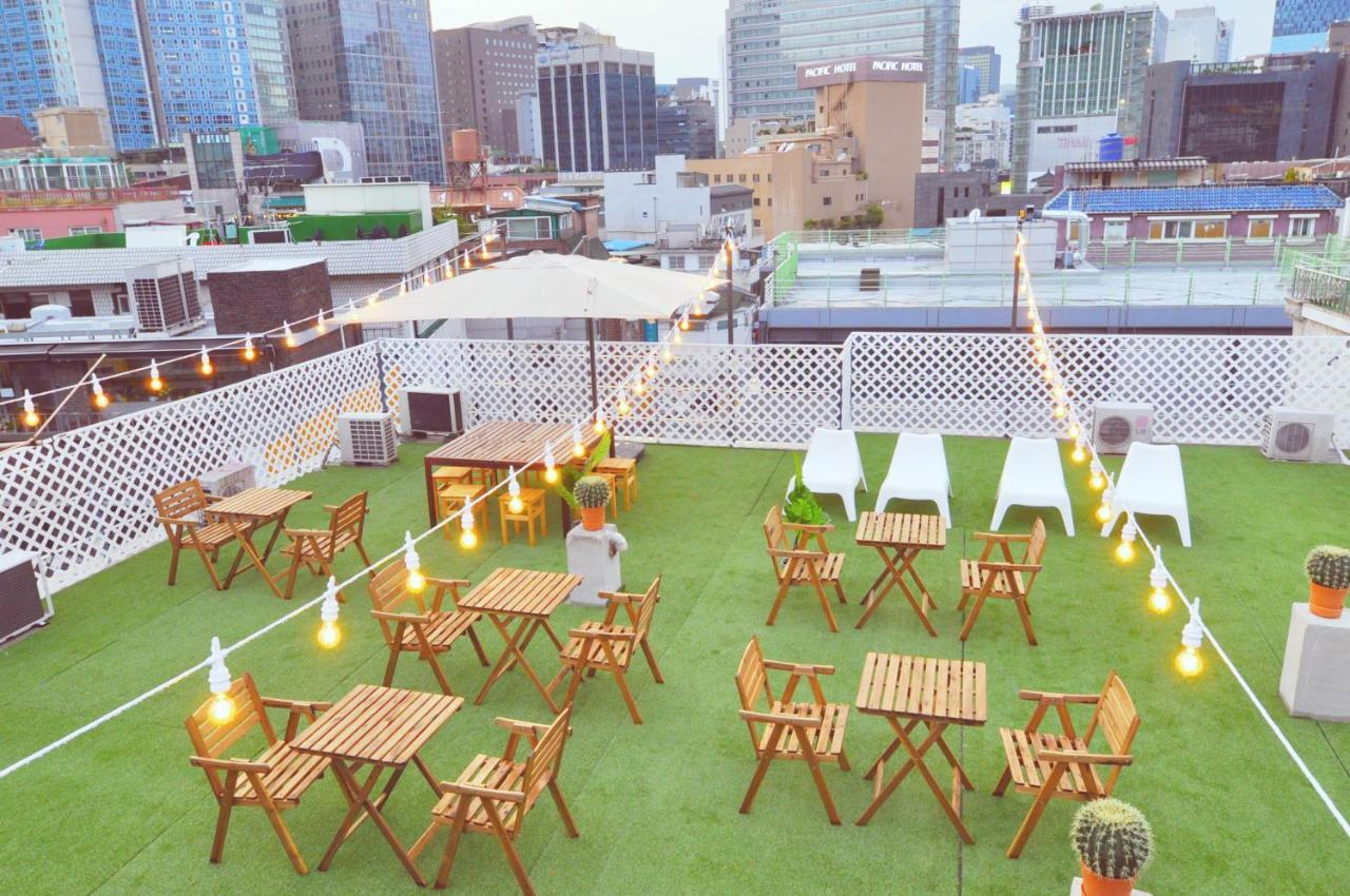 Oyo Rooftop Hostel Seoul Eksteriør billede