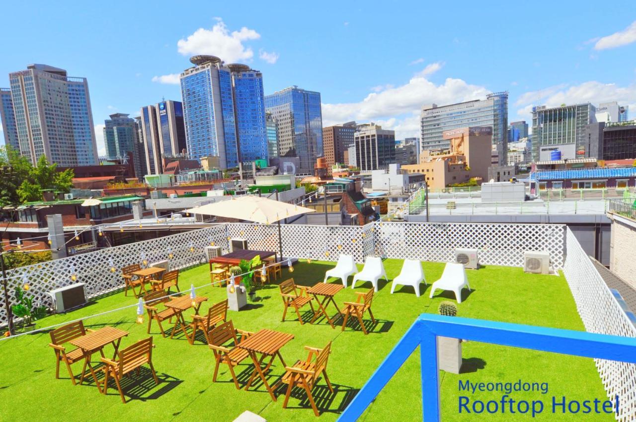 Oyo Rooftop Hostel Seoul Eksteriør billede