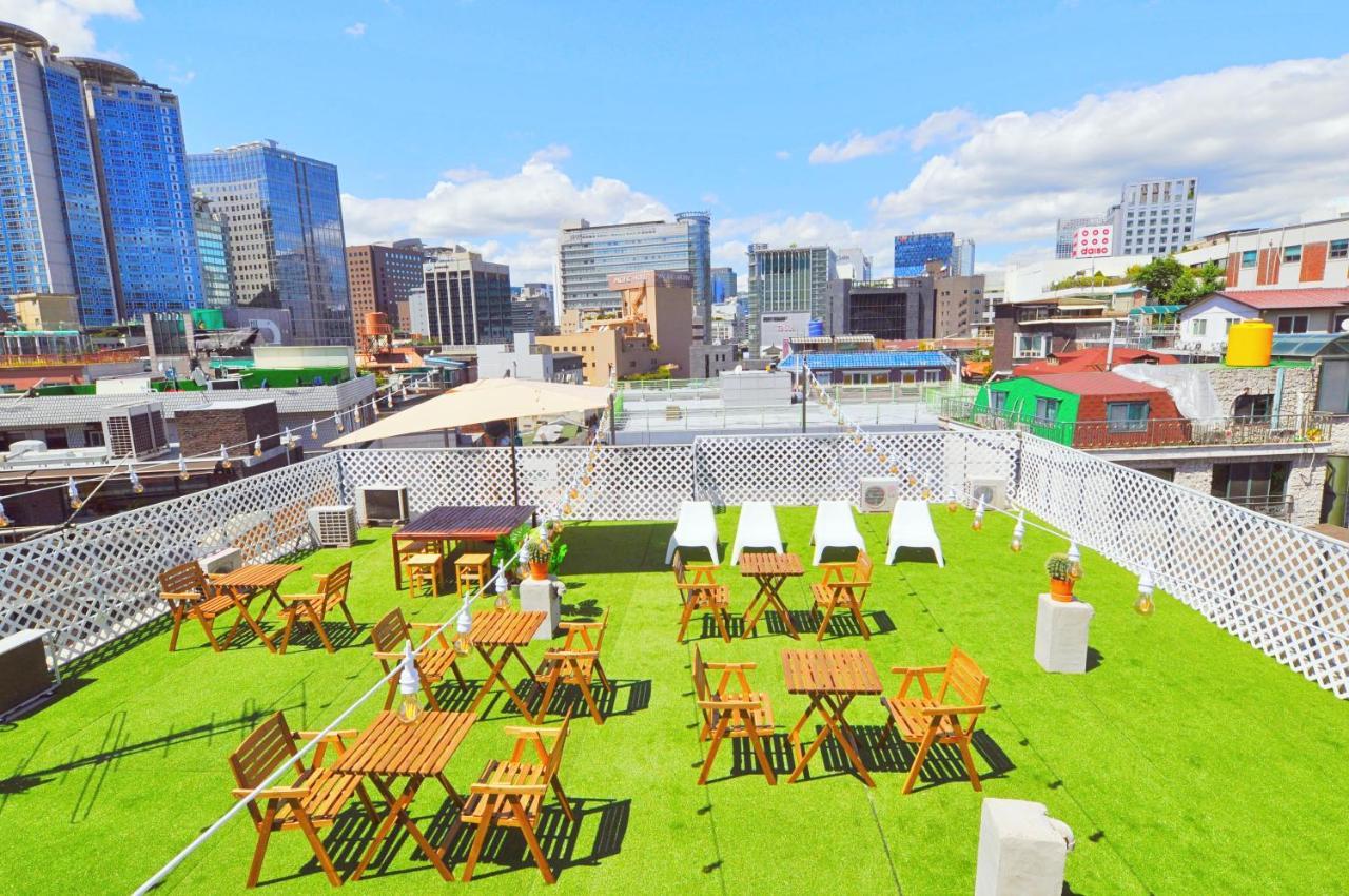 Oyo Rooftop Hostel Seoul Eksteriør billede